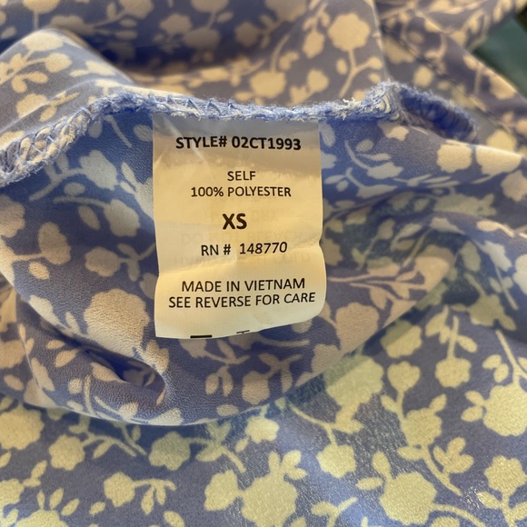 Laura Ashley print peplum top. - Picture 5 of 5